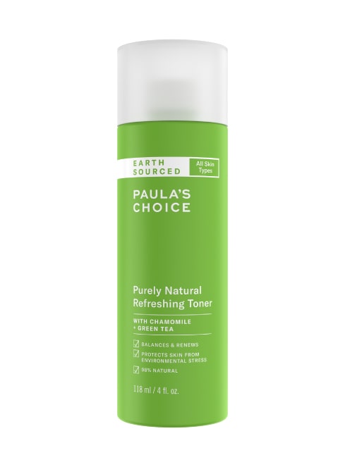 EARTH SOURCED PURELY NATURAL REFRESHING TONER