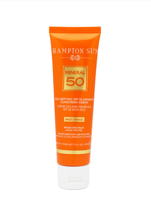 Age-Defying SPF 50 Mineral Sunscreen Crème for Face